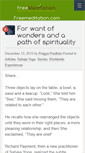 Mobile Screenshot of freemeditation.com